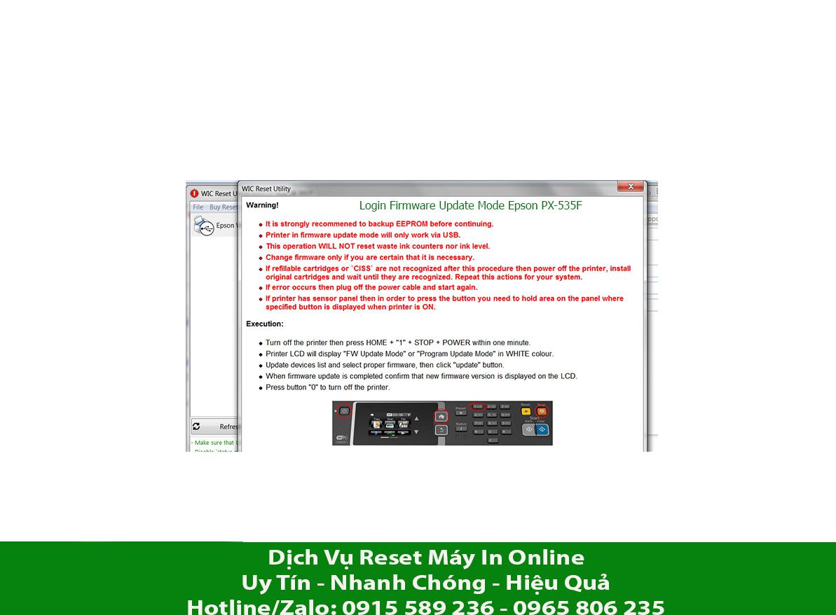 Key Firmware May In Epson PX-535F Step 3